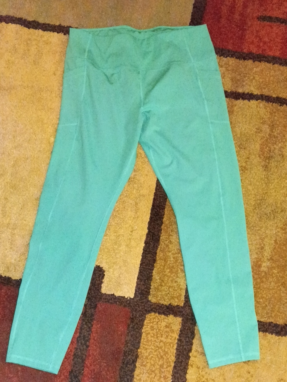 Avia Active Leggings in Teal Green Size XL
